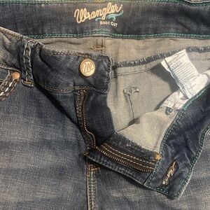 Wrangler Women's Boot Cut Jeans - Dark Blue